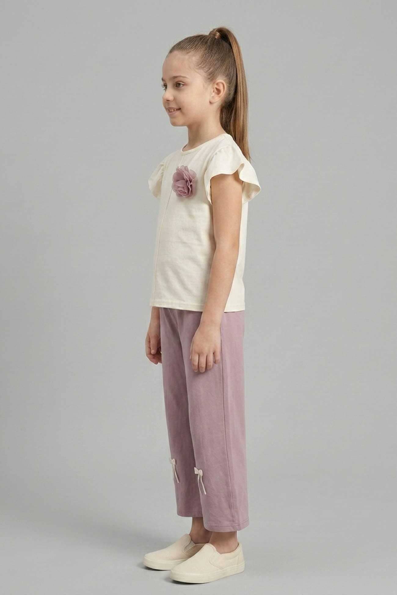 Cream & Lilac
