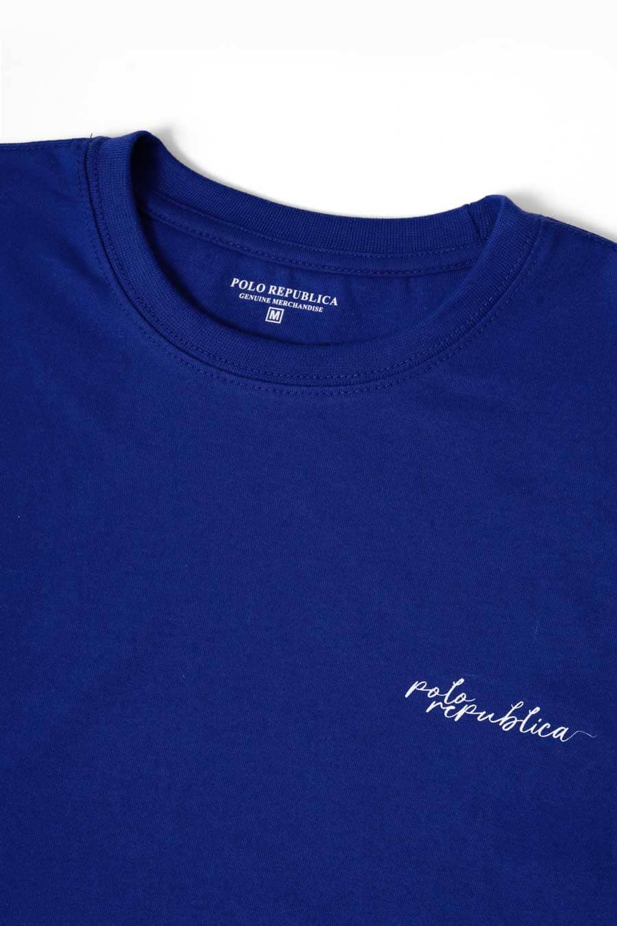 Polo Republica Men's Logo Curved Loose Fit Tee Shirt
