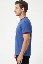 Blue & Maroon