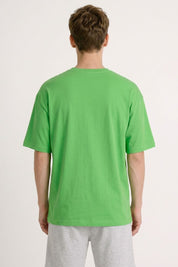 USQUARED Unisex Greatfull Puff Print Oversized Tee Shirt