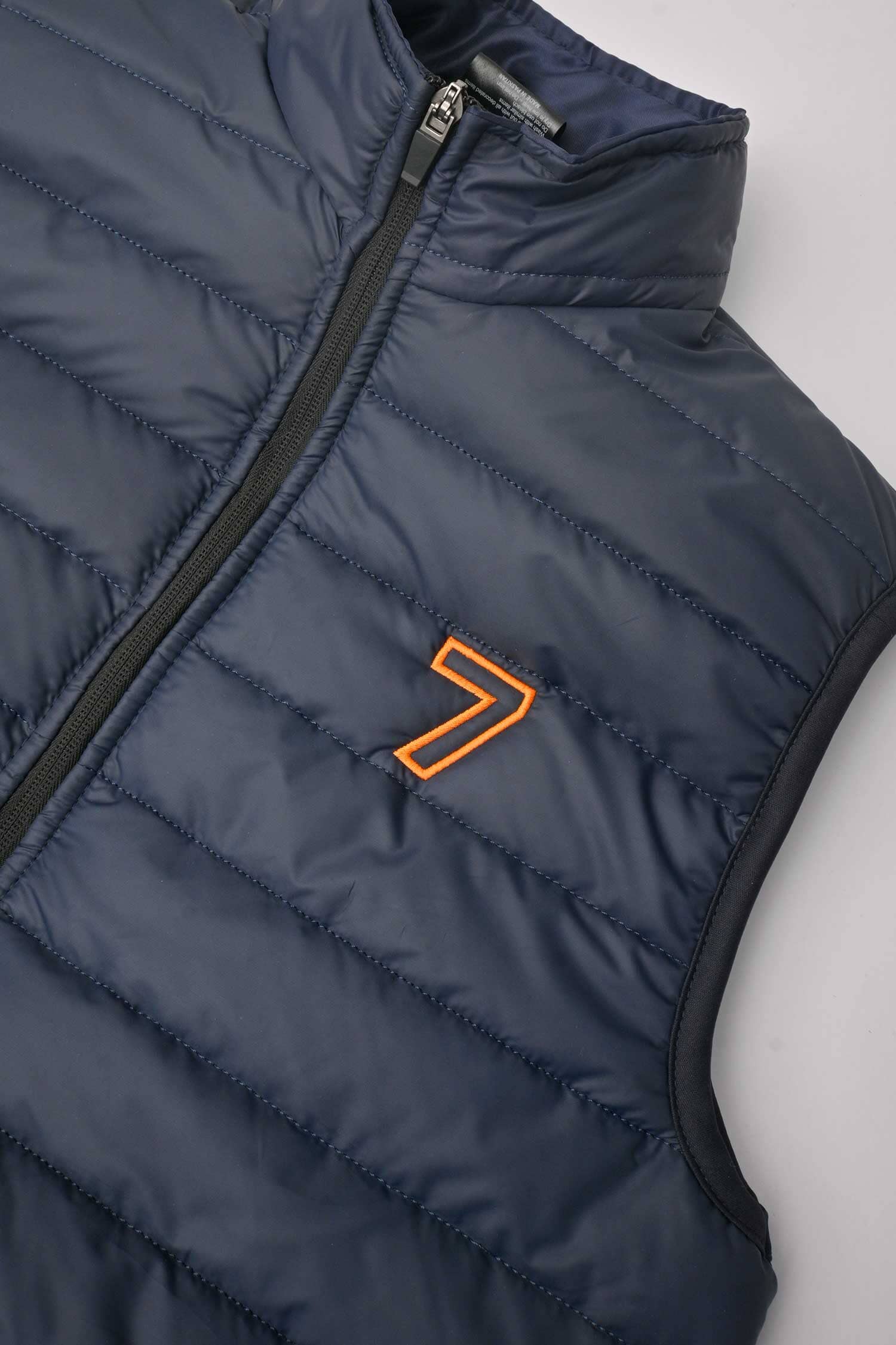 Burnt Soul Men's 7 Embroidered Body Warmer Puffer Gilet Men's Gilet IBT 