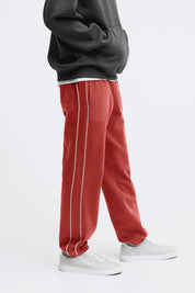 Max 21 Men's Contrast Design Fleece Sweat Pants Men's Sweat Pants SZK 