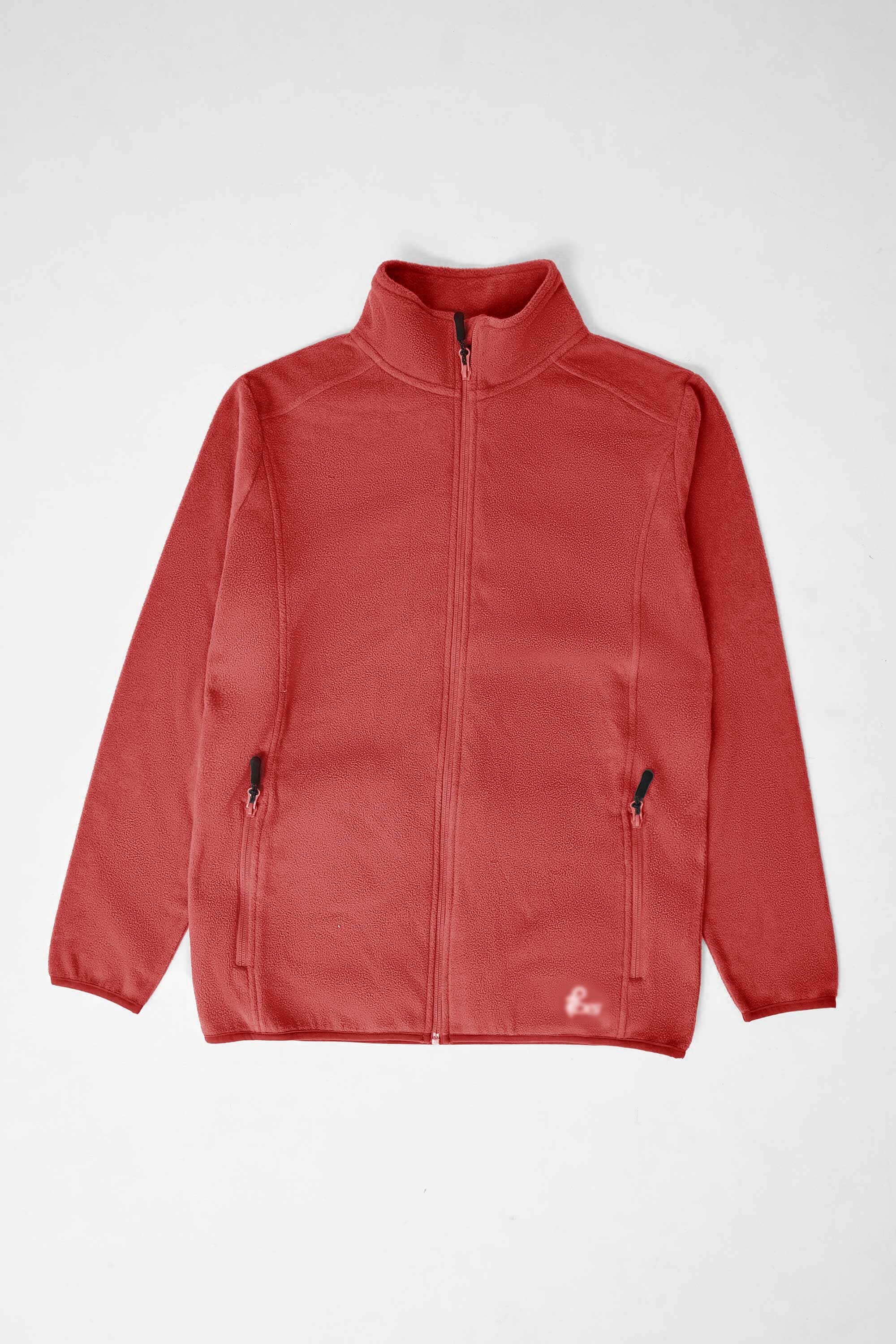 CX Women's Polar Fleece Minor Fault Zipper Jacket Minor Fault Image Garments (Pvt.) Ltd. Red XS 
