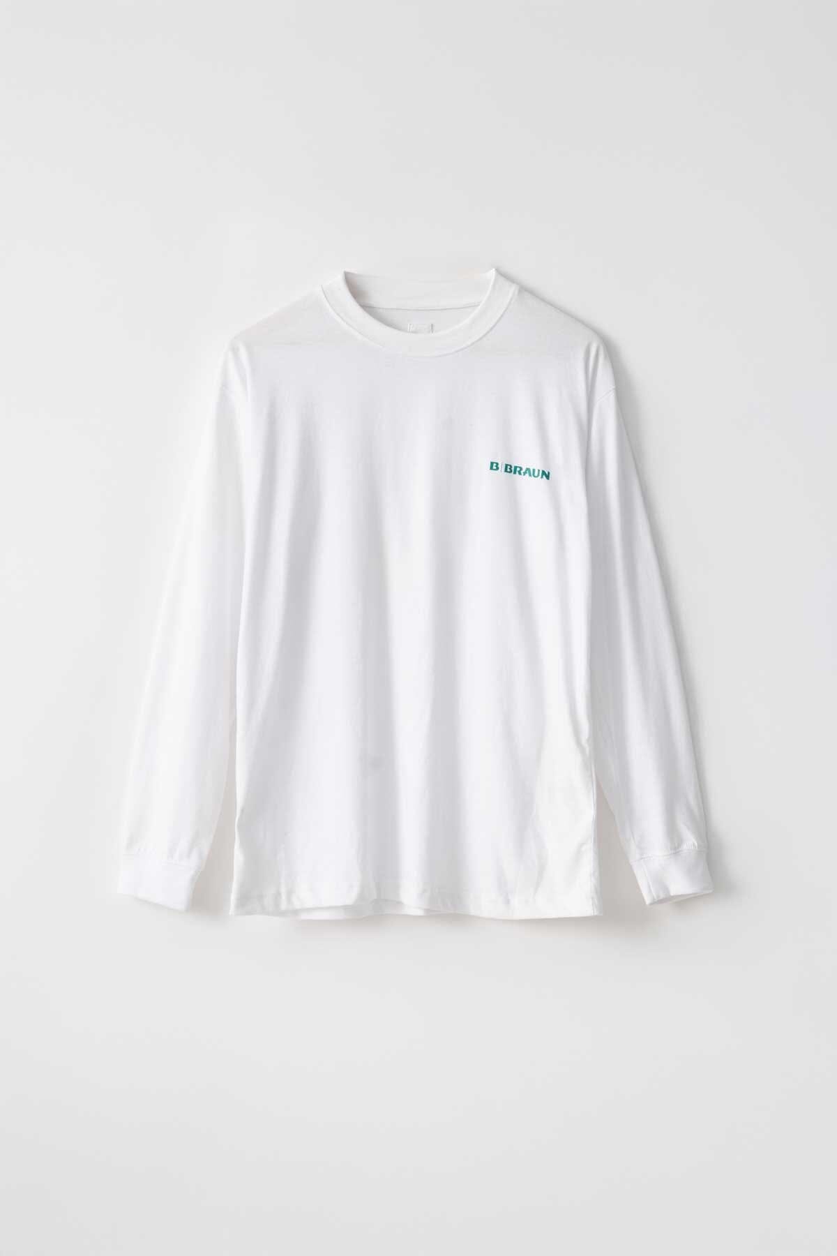 Men's Printed Long Sleeve Crew Neck Tee Shirt