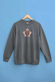 Polo Republica Men's PRC Crest Embroidered Raglan Sleeve Pique Tee Shirt