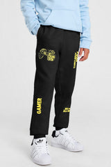 Chapter Young Boy's Push Your Limits Printed Fleece Jogger Pants