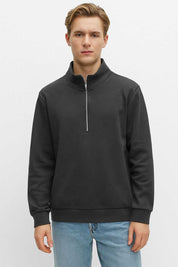 Men's Fleece Ambon Quarter Zipper Sweat Shirt
