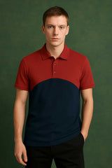 Polo Republica Men's Contrast Oversized Polo Shirt