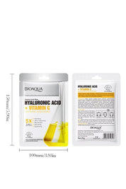 Bioaqua Hyaluronic Acid + Vitamin C Facial Mask - 25ml