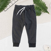 Lefties Kid's Namur Design Fleece Jogger Pants Kid's Trousers SNR Charcoal 9-12 Months 