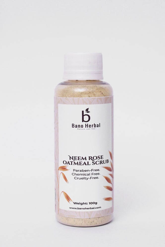 Bano Herbal Neem Rose Oatmeal Scrub