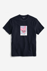 Polo Republica Men's Orbe Rec Printed Crew Neck Tee Shirt