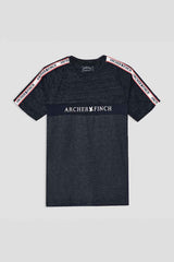 Archer & Finch Kid's Printed Panel Style Short Raglan Sleeve Tee Shirt