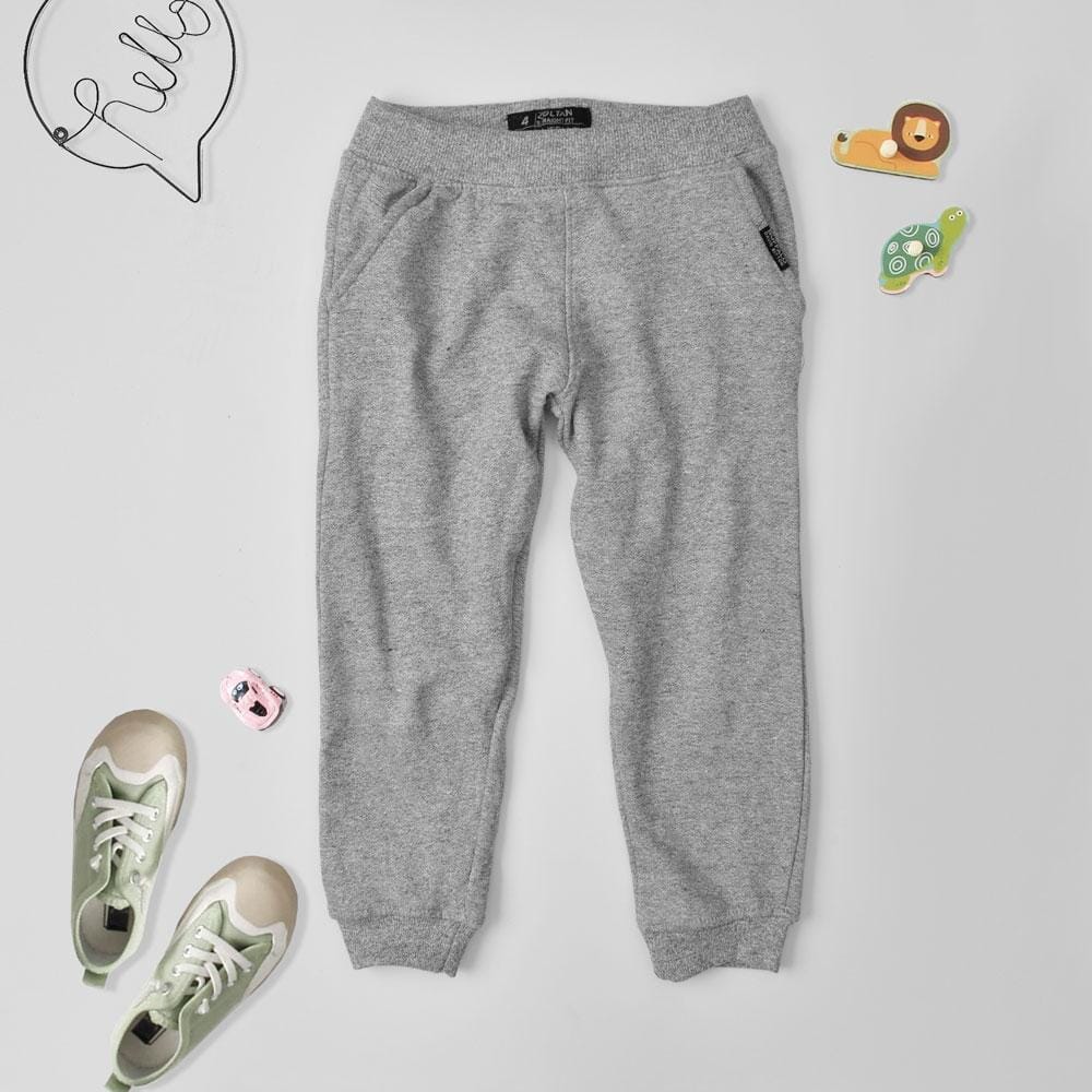 Zoltan Kid's Buffalo Minor Fault Fleece Jogger pants Boy's Trousers SNR Heather Grey 12 Months 