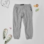 Zoltan Kid's Buffalo Minor Fault Fleece Jogger pants Boy's Trousers SNR Heather Grey 12 Months 