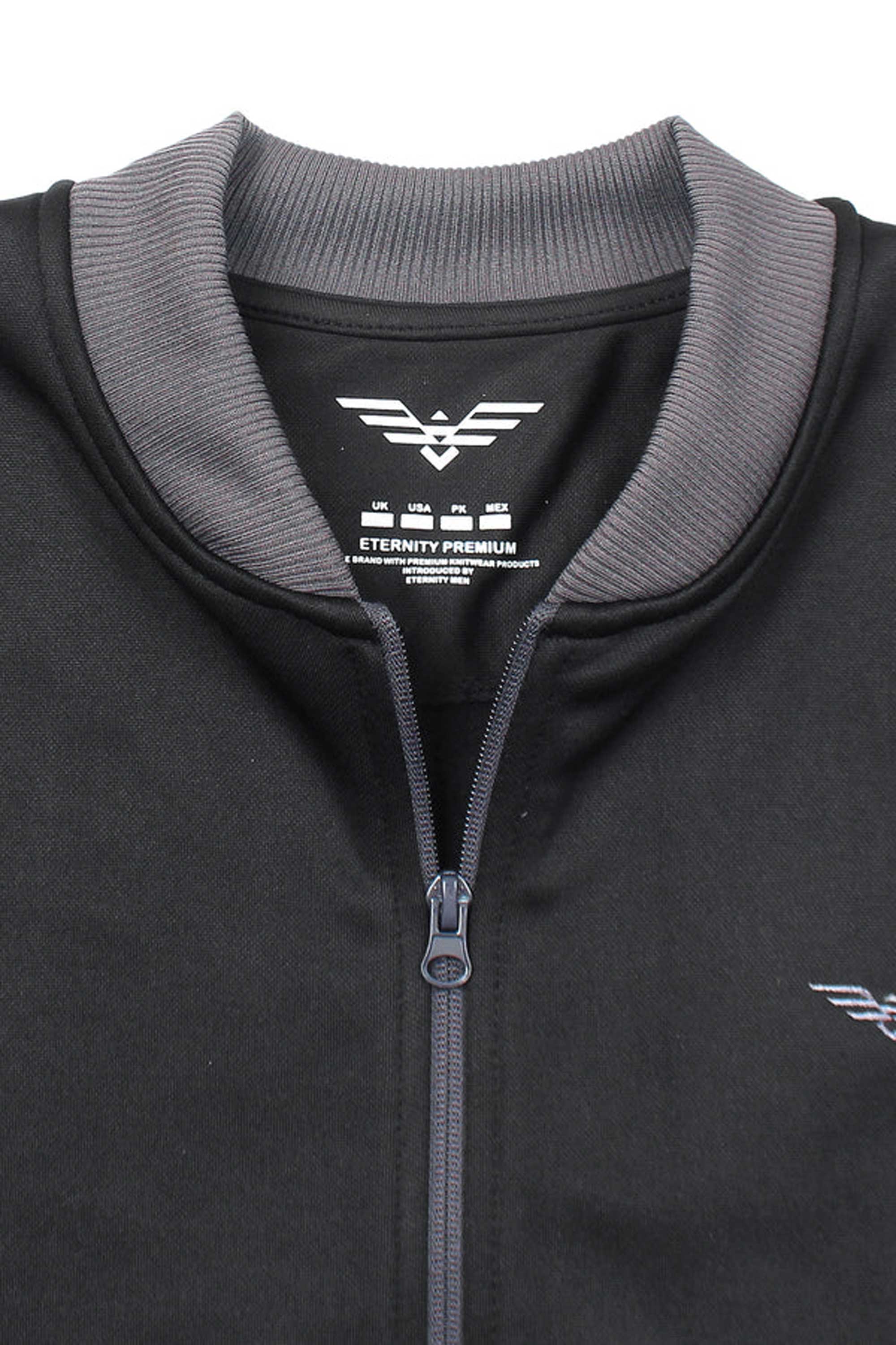 Eternity Men's Logo Embroidered Bomber Jacket Men's Jacket ETY 