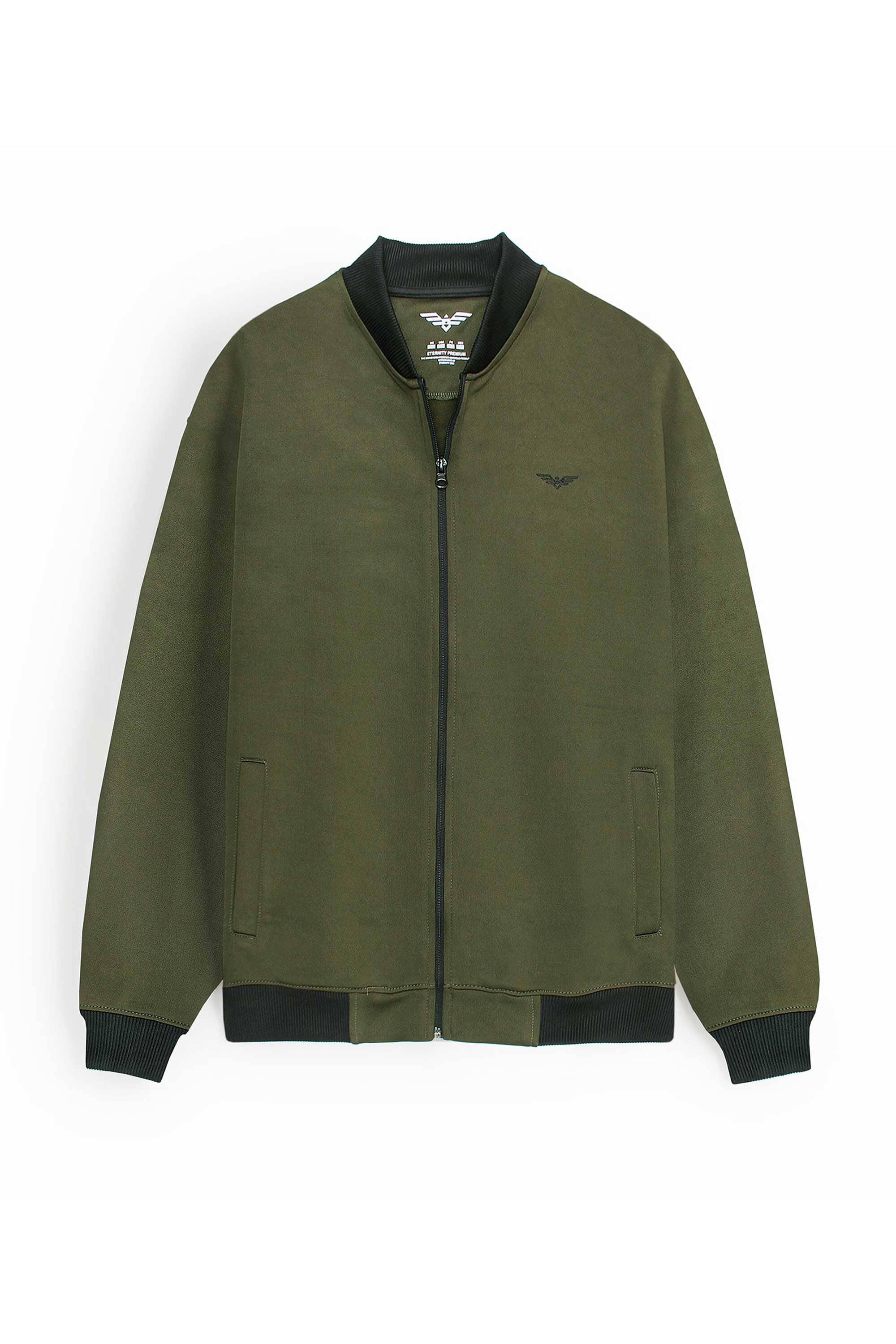 Eternity Men's Logo Embroidered Bomber Jacket Men's Jacket ETY 