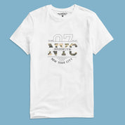 Polo Republica Men's NYC 7 Printed Minor Fault Short Sleeve Tee Shirt