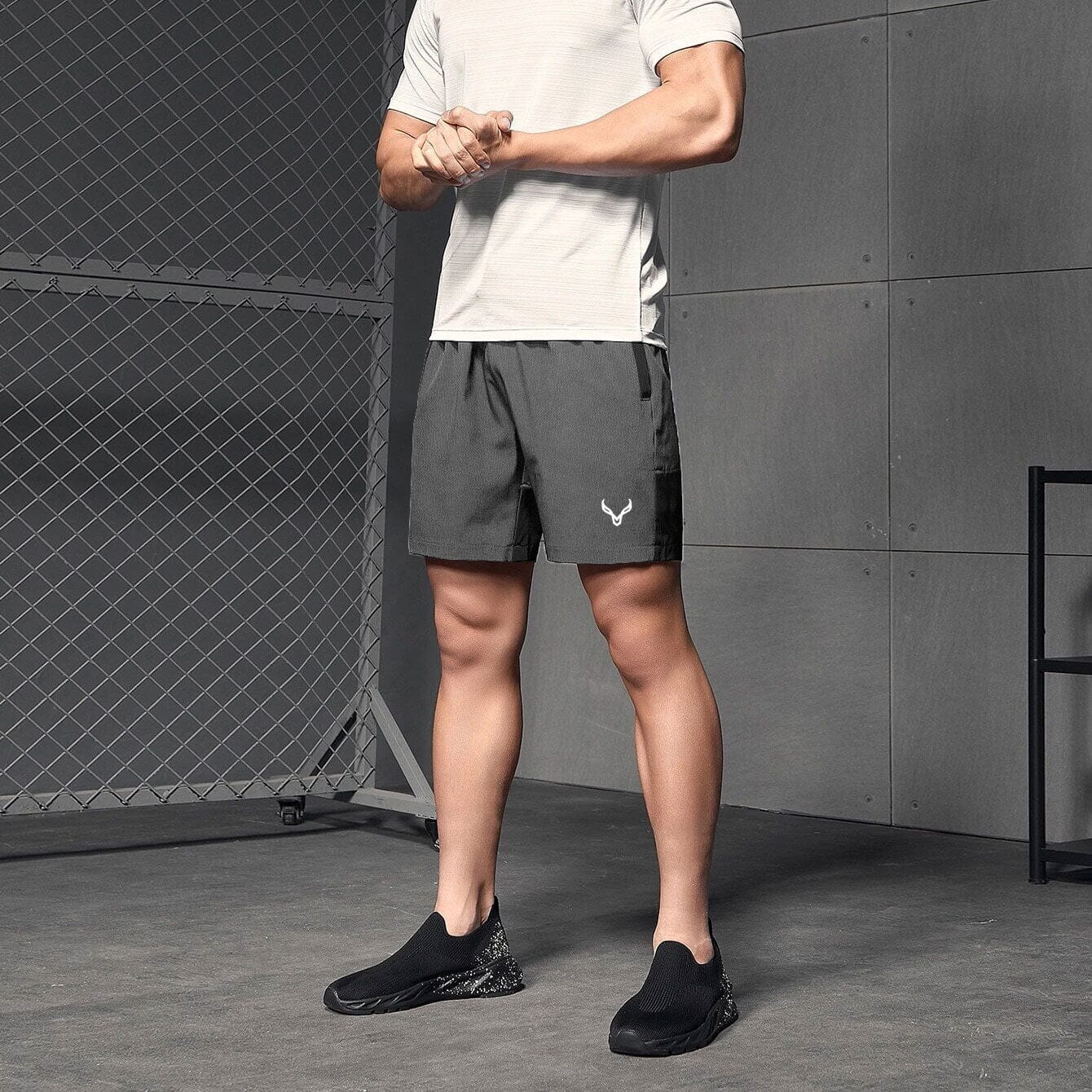 Polo Athletica Men's Rapid-Dry Gym Activewear Shorts with Side Panel Men's Shorts Polo Republica 