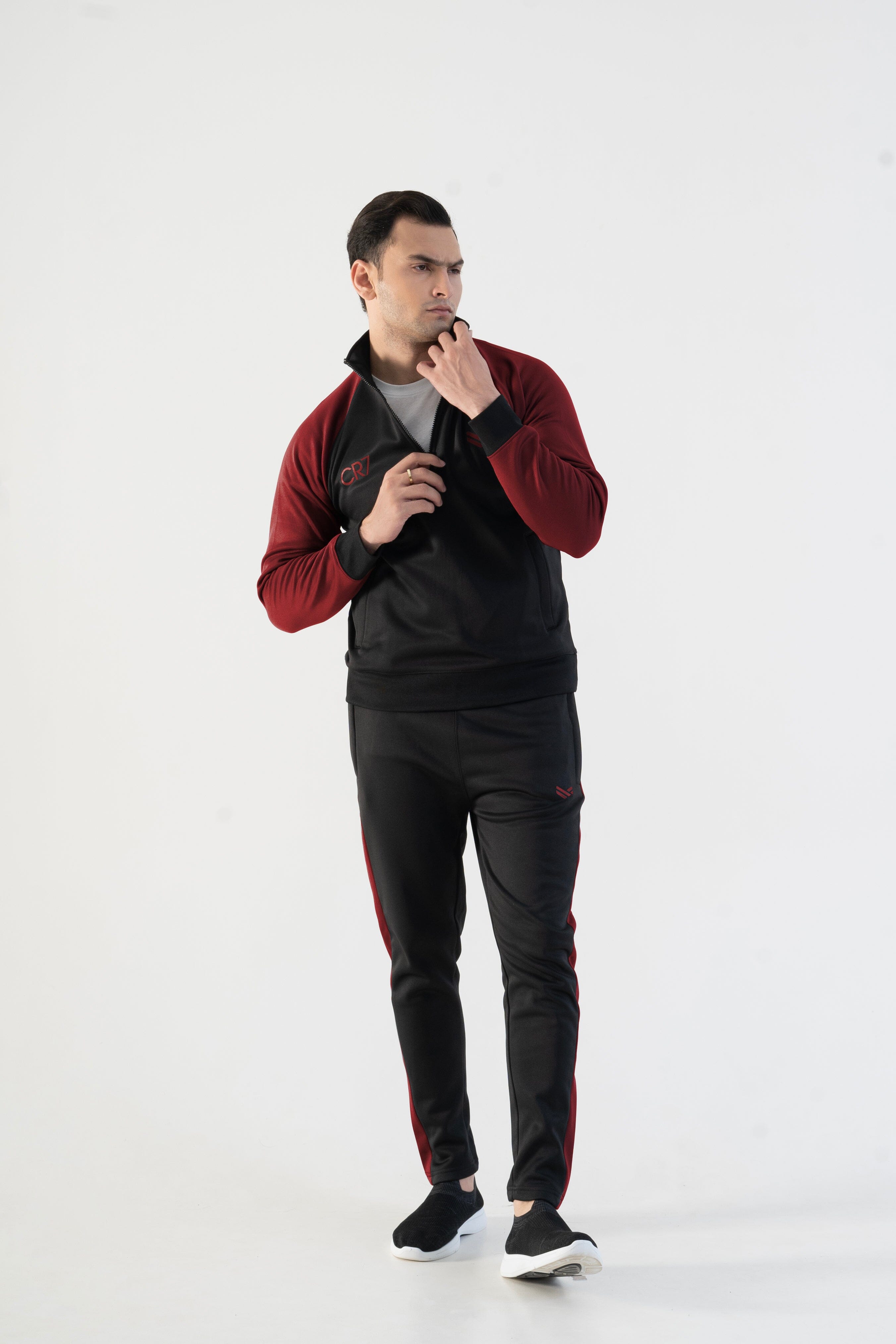 Black & Maroon