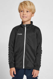 Hummel Boy's Foreman Arrow Printed Sports Zipper Jacket Boy's Jacket HAS Apparel Black 4 Years 