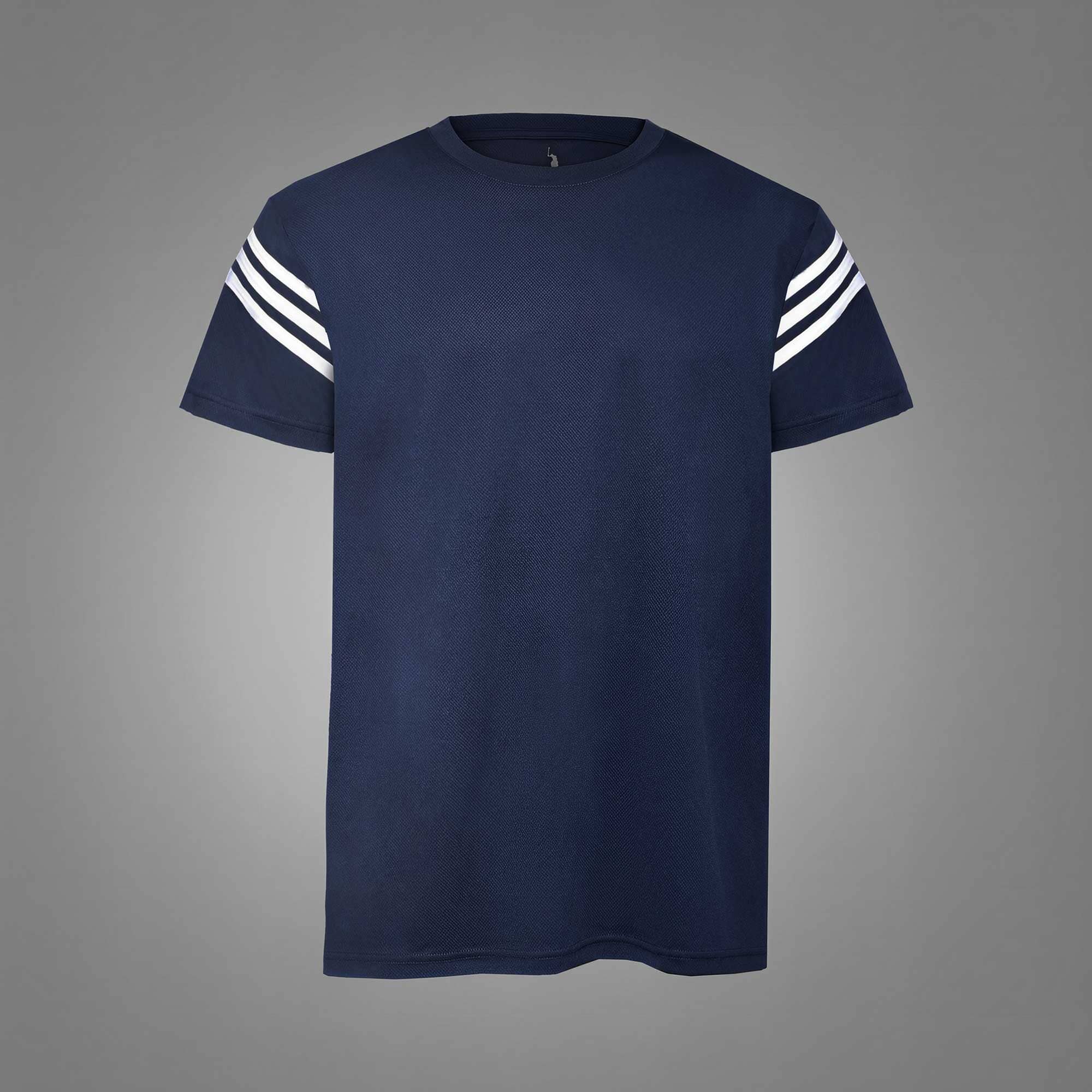 Polo Athletica Men's Shoulder Stripes Activewear Tee Shirt Men's Tee Shirt Polo Republica 