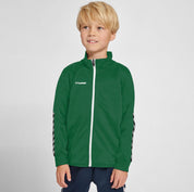 Hummel Boy's Foreman Arrow Printed Sports Zipper Jacket Boy's Jacket HAS Apparel Green 4 Years 