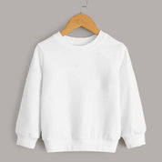 Rabbit Skin Kid's Fleece Minor Fault Sweat Shirt Boy's Sweat Shirt Minhas Garments White 2 Years 