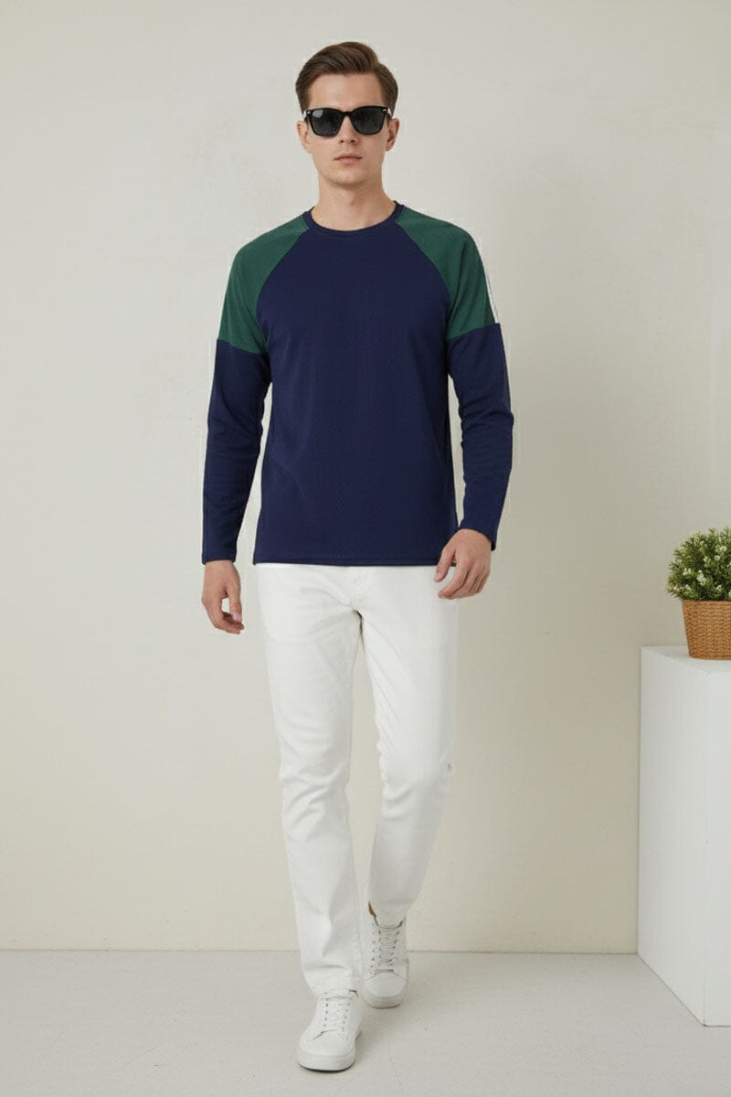 Navy & Green