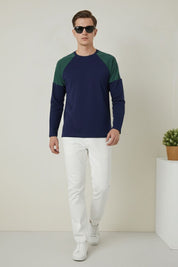 Navy & Green