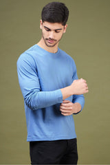 Men's Crew Neck Long Sleeve Tee Shirt