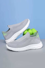 Men's Knitted Upper Slip-On Sneakers