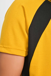 Men's Contrast Style Raglan Sleeve Logo Embroidered Tee Shirt Men's Tee Shirt IBT 