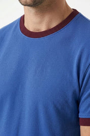 Blue & Maroon