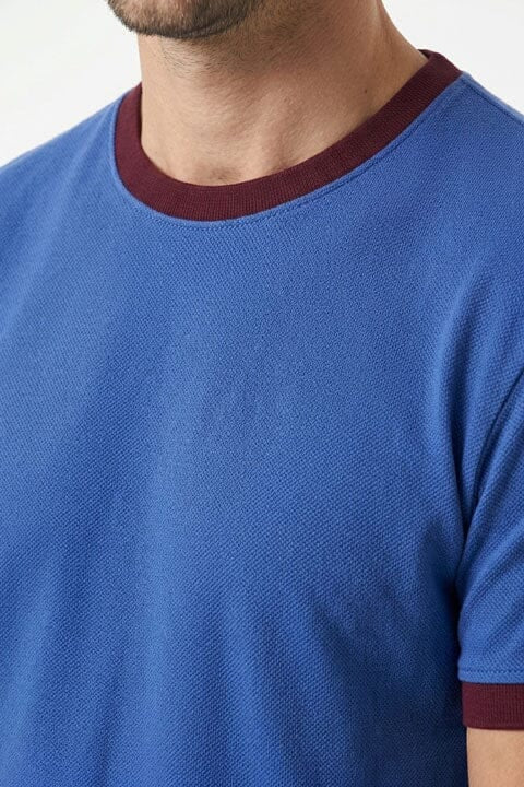 Blue & Maroon