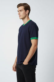 Navy & Green