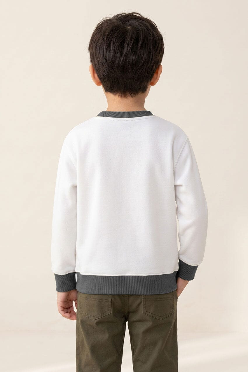 White & Slate Grey
