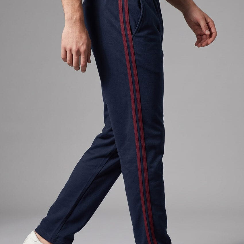 Navy & Maroon