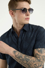 Navy & Black