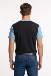 Black & Powder Blue