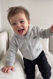 Minoti Baby Good Vibes Zipper Hoodie