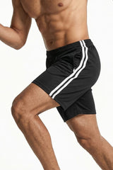 Men's Dual Striped Activewear Shorts