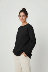 Women's Curved Hem Minor Fault Sweatshirt
