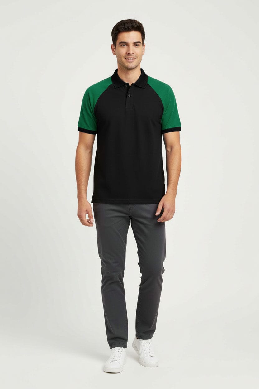 Black & Bottle Green