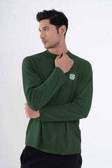 Men's Embroidered Crew Neck Tee Shirt