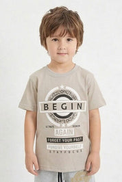 Beige & Heather Grey