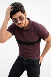 Burgundy & Black