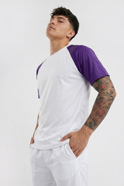 White & Purple