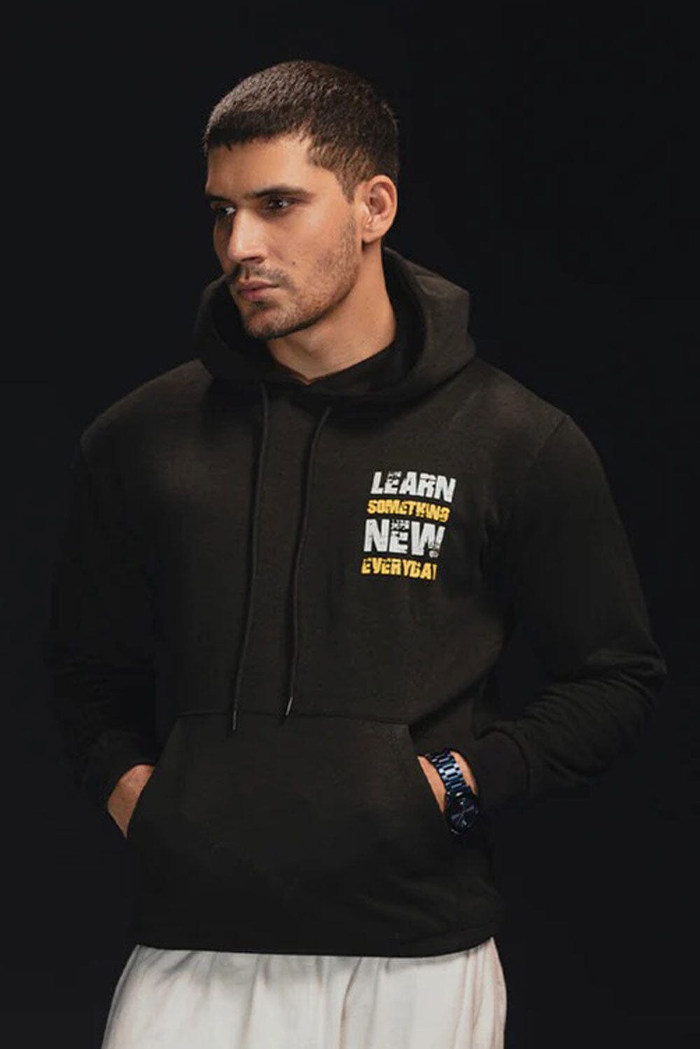 MHW Men's Motivational Pullover Hoodie