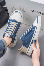 Navy & White